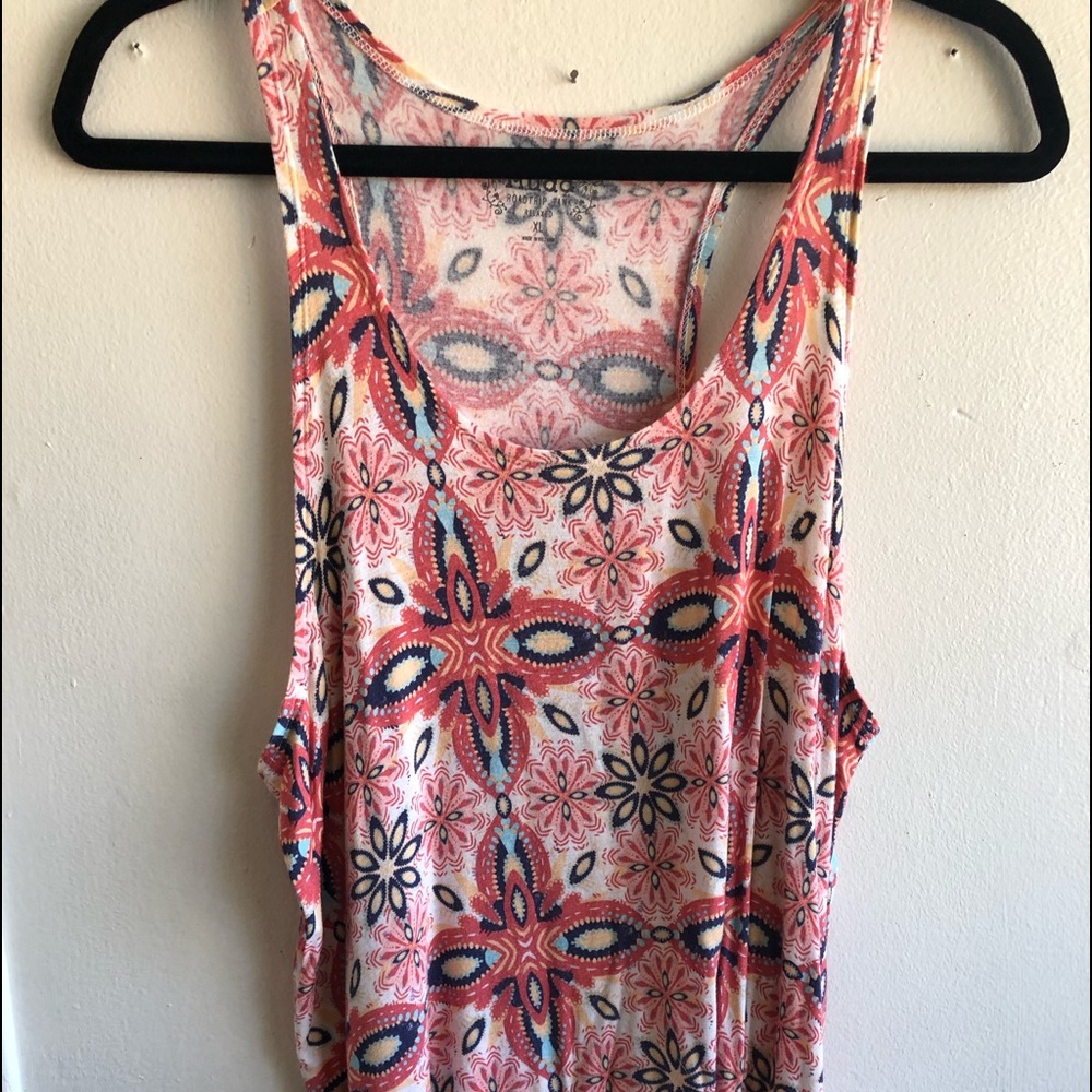 Soft colorful tank top